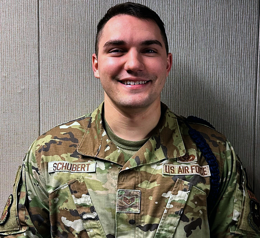 Staff Sgt. Austin Schubert Staff Sgt. Austin Schubert